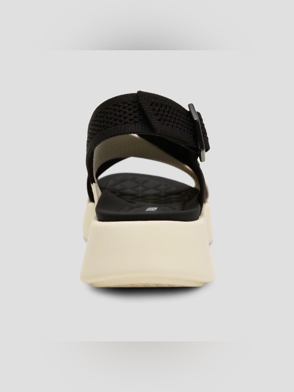 New NIB Vivaia AdaptAll Walker Sandals Kara 2.0 black ivory sling back 7.5 - Picture 4 of 13